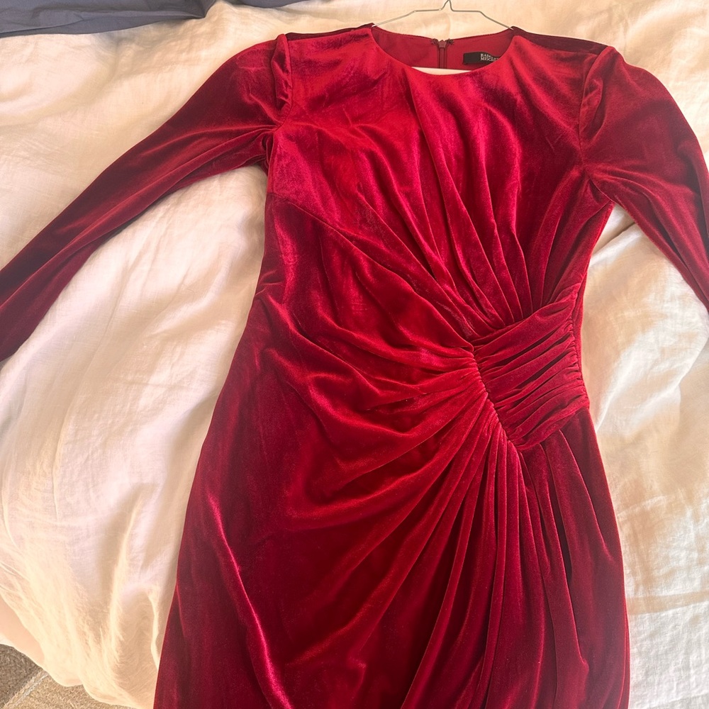 NWT Stunning Red Badgley Mischka Dress Size 8